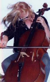 Cellist performing at COMA